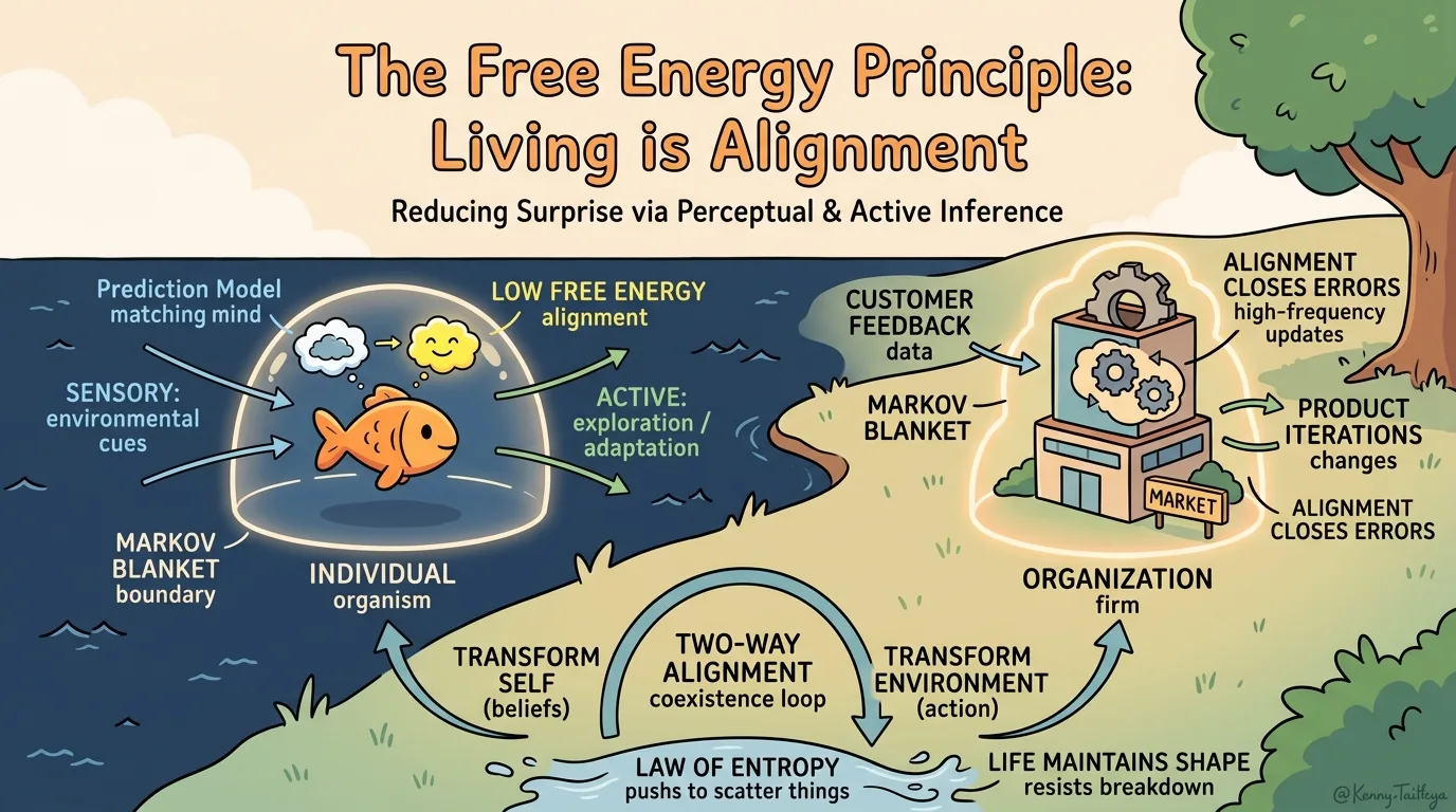 The Free Energy Principle: Living is Alignment · C.CUI's Log