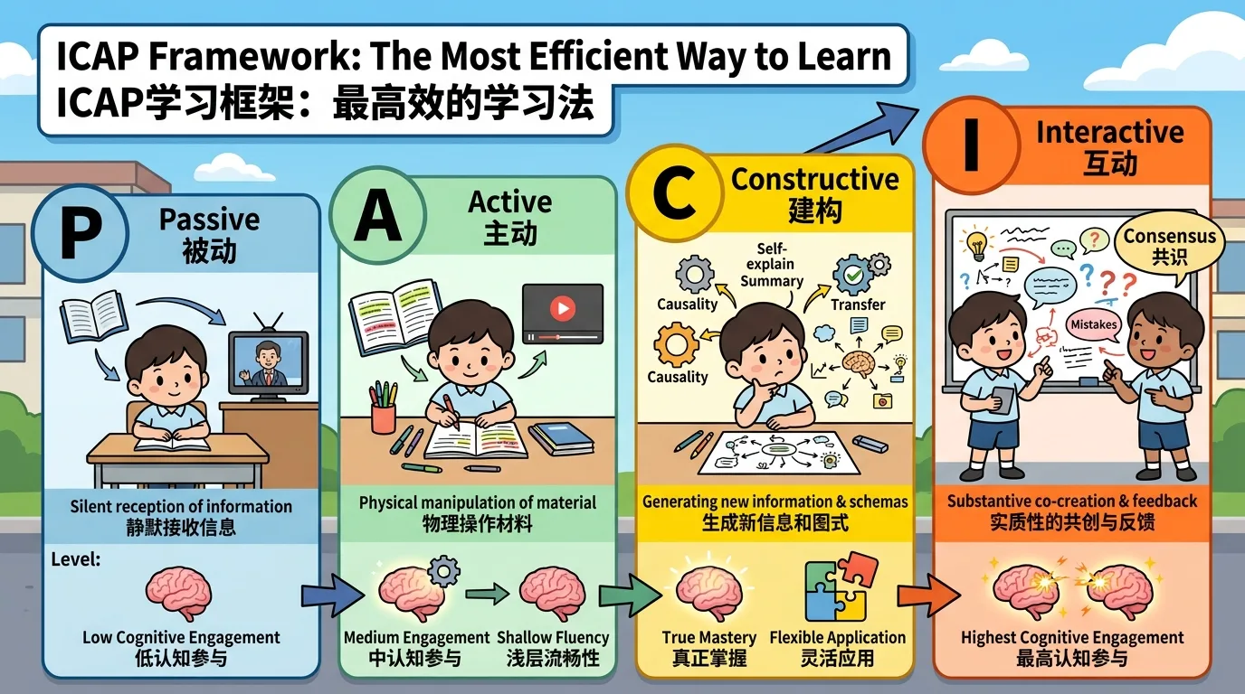 ICAP Framework: The Most Efficient Way to Learn · C.CUI's Log