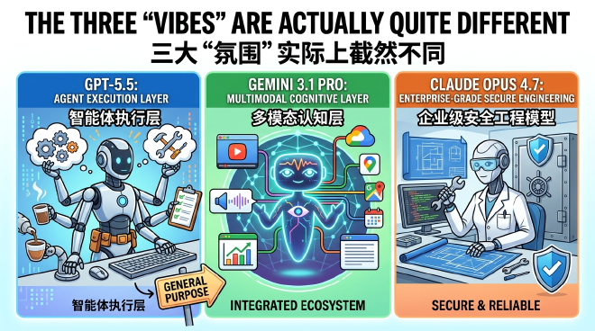 三家 AI 的“气质”