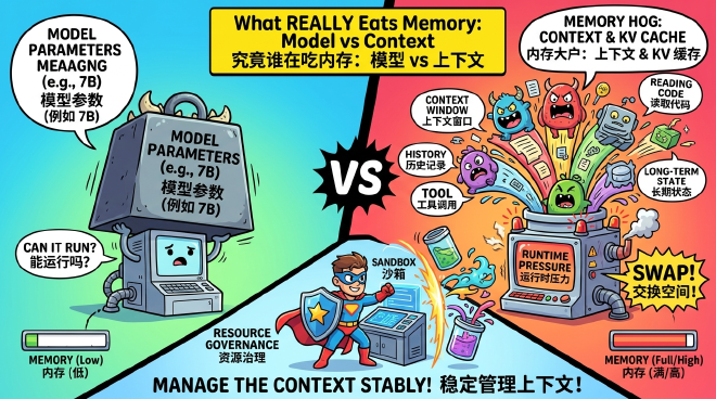 Context and KV Cache Memory