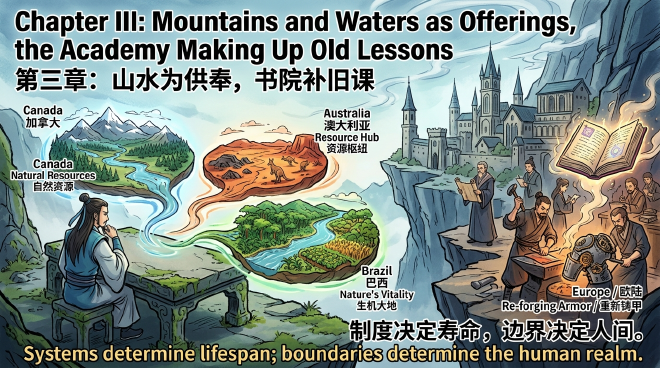 Chapter III: Mountains and Waters as Offerings, the Academy Making Up Old Lessons