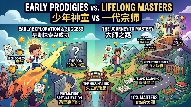 Early Prodigies vs. Lifelong Masters