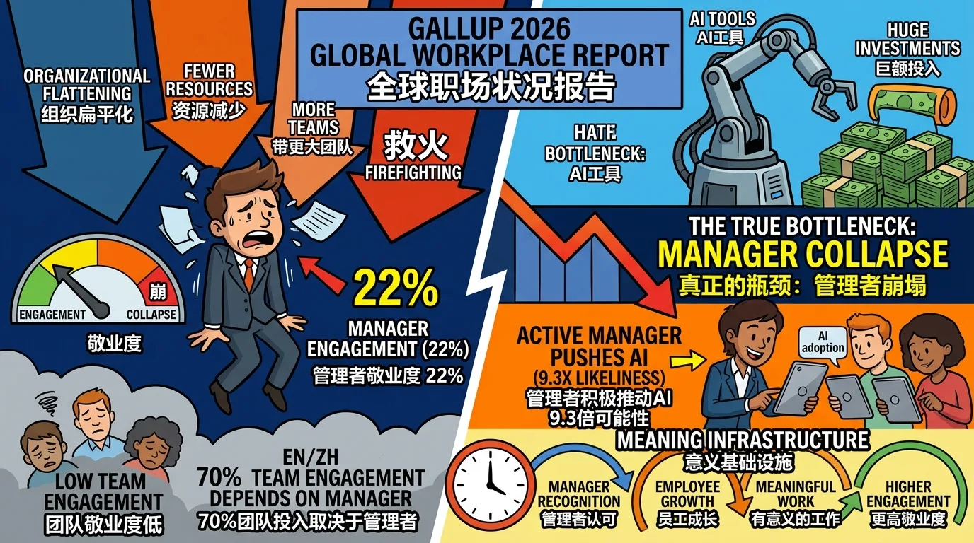 Gallup 2026 Global Workplace Report: The Collapse of Manager Engagement ...