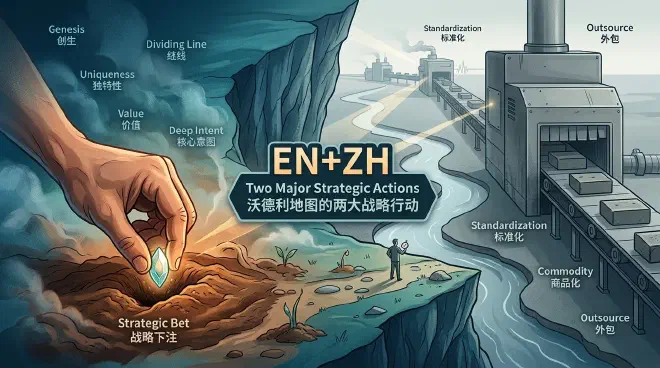 Two Major Strategic Actions with Wardley Maps