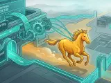 A visual metaphor depicting a powerful, untamed wild horse representing large language models (LLMs), being guided and controlled by an intricate harness system. The harness components, labeled as 'constraints,' 'guidance,' 'verification,' and 'correction,' symbolize the engineering framework that brings reliability and control to AI deployments, transforming raw power into directed, productive capability for real-world tasks.
