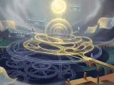 A metaphorical image depicting a human mind in a state of profound self-reflection, illustrated with intricate, layered thought patterns and abstract symbols. Some layers represent first-order desires and ingrained frameworks, while higher, more luminous layers are actively observing, questioning, and re-shaping them. A central, detached light or energy symbolizes a mind that 'abides nowhere,' achieving freedom by transcending its own internal structures. The overall mood is contemplative and empowering.