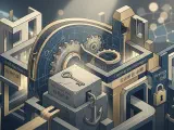 An intricate system of precision gears, where each gear's deliberate and limited movement ensures the powerful and reliable operation of the entire mechanism, symbolizing how self-restraint enables complex systems and builds trust through reliable, constrained actions.
